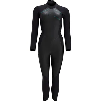 Neoprenový oblek VAN RYSEL Dámský triatlonový neopren SD S ZELENÁ|ČERNÁ