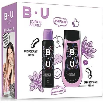 B.U. Fairy Secret deodorant ve spreji 150 ml + sprchový gel 250 ml