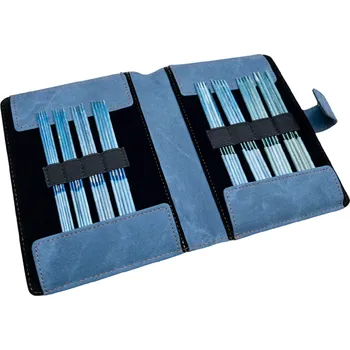 Nástroj na niť a příze LYKKE Crafts Sada rovných ponožkových jehlic Lykke – modrá Indigo