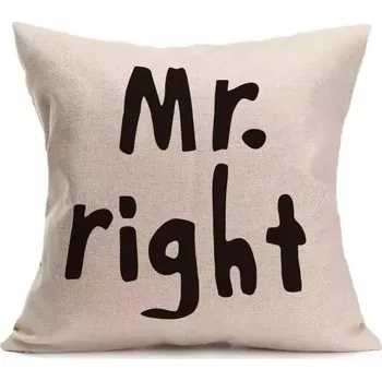 Dekorativní polštářek Dekorační polštář | zamilovaný povlak na polštář, 43 x 43 cm - A