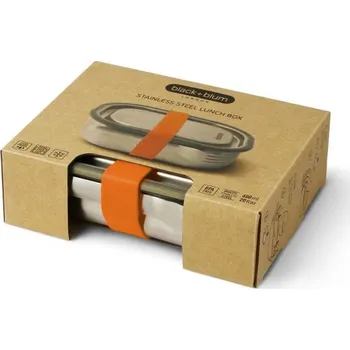 Dóza na potraviny Black+blum Nerezový obědový box, 600 ml Barevný: Orange