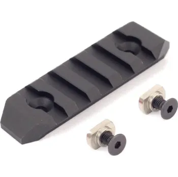 SLONG Airsoft CNC RIS lišta pro M-LOK předpažbí - 68mm - černá