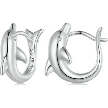 Náušnice For Silver Náušnice kroužky s delfínem - Stříbro 925