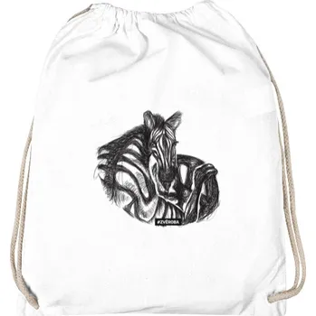Sportovní vak Vak na záda s potiskem Zebrák za volantem