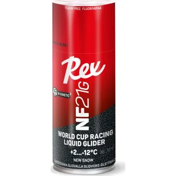 Lyžařský vosk REX 4545 NF21G Černý "nový sníh", +2°C až -12°C, 170 ml