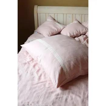 Povlečení Lotika 100 % lněný povlak na polštář s krajkou 50x70 974078