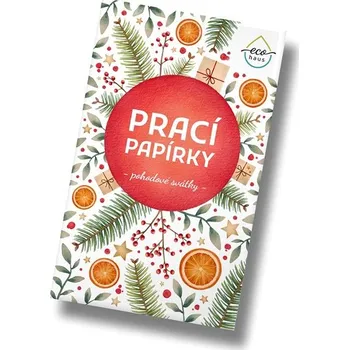 Prací prášek EcoHaus Prací papírky pohodové svátky