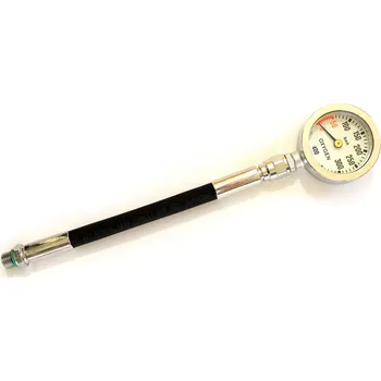 JTLine Manometr O2 50 mm JTLine, 400 bar, Extreme Super Vision s hadicí 18 cm