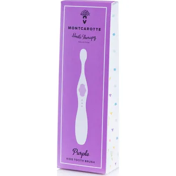 Zubní kartáček MONTCAROTTE Purple Kids Toothbrush - Dětský zubní kartáček purpurové barvy