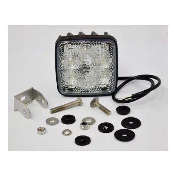 Přídavný světlomet Pracovní světlo LED 22W, 12-24V, 105x105x50mm, 1600 lm, kabel 0,5m 15541