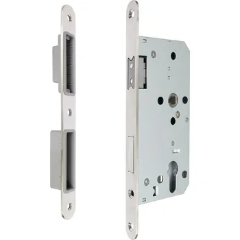 zadlabací zámek Magnetický zámek pro cylindrickou vložku - EN.304M.PZ.72.55.18 nerez Chrom lesklý BB - na dózický klíč