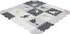 Podlahové pěnové puzzle 28 x 28 cm 25 ks šedé/bílé/dinosauři