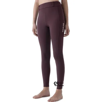 Jezdecké kalhoty Zimní legíny Equiline -CIRTEF- - Černá/006 - L