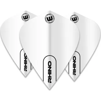 Šipka Letky na šipky Winmau Rhino Kite, bílé