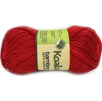 Příze Příze Filati Tre Sfere Koala Bamboo červená (Značka Filati Tre sfere)