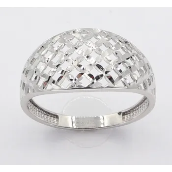 Prsten Zlatý prsten z bílého zlata AZR2571W, vel. 59, 1.9 g (585/1000)