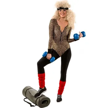 Karnevalový kostým Dámské body - Leopardí L/XL