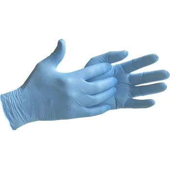 Zdravotnický materiál Vyšetřovací rukavice Pura Comfort nitril, nepudrované, modré, XS, 100 ks