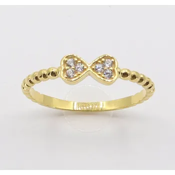 Prsten Zlatý prsten AZR2713, vel. 57, 1.65 g