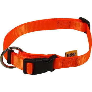 Obojek pro psa BAFPET Popruhové obojky NEON Barva: Oranžová, Rozměr: 20mm x 38-60cm 18101N