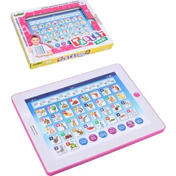 Výuková hračka Wiky Tablet Maxi 24 x 18 cm růžový