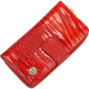 Luxusní dámská kožená peněženka Gregorio Sarabia, červená