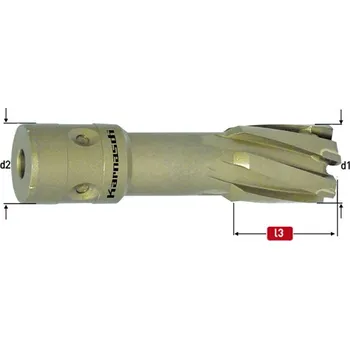 Vrták Karnasch Jádrový vrták do kovu Hard line Fein délka 40 mm (201147) 12