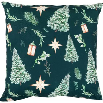 Polštář Polštář s výplní stromek na zeleném podkladu UBR035