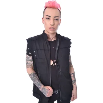 Pánská vesta vesta pánská Chemical Black - RAFI - BLACK - L