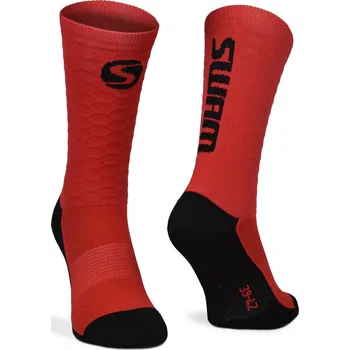 SWAM Ponožky PO Lite COMFORT, červená Velikost: 35-38