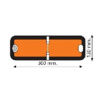 Reflexní cedule "ADR" sklopná zmenšená 300x120mm 7100