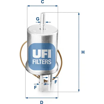 Autodíl Palivový filtr UFI 31.853.00