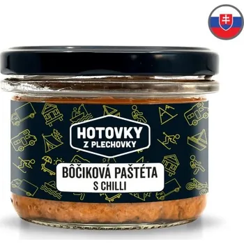 Hotové jídlo Bůčková paštika s chilli, Hotovky z plechovky