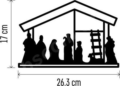 foto Betlém EMOS DCWW31 17 cm