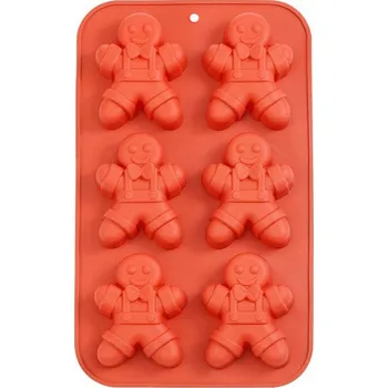 Forma na pečení Forma na pečení MagicHome perníček, silikon, 29,5x17,5x2,7cm