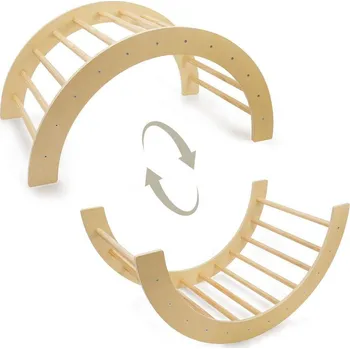 Hračka pro nejmenší Five O Nine Crew Lezecký oblouk 2v1, přírodní