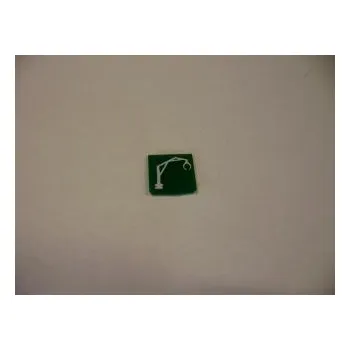 Symbol překlápěcího spínače " hydraulické ruky - zelený " 2535S