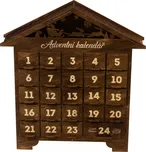 Dřevěný adventní kalendář domeček…
