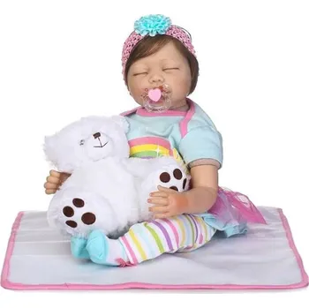 Panenka Hawaj Reborn realistická panenka na hraní 55 cm