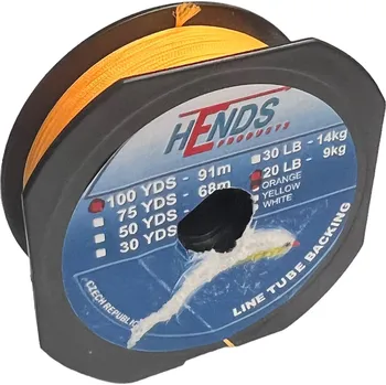 Volný čas Hends Podkladová Šňůra Tube Backing Line 91m 20lb Barva: Orange Fluo