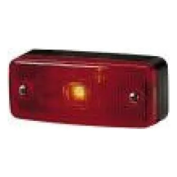 Přídavný světlomet Poziční světlo červené 12/24V T4W 5549