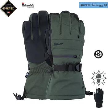 Rukavice Rukavice POW WAYBACK GTX LONG GLOVE +WARM Kombu Green velikost L