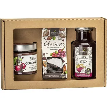 Dárkový potravinový koš PUNCOK dárkové balení dobrot