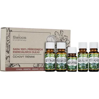 Saloos SADA ESENCIÁLNÍCH OLEJŮ ČICHOVÝ TRÉNINK 5x10ml