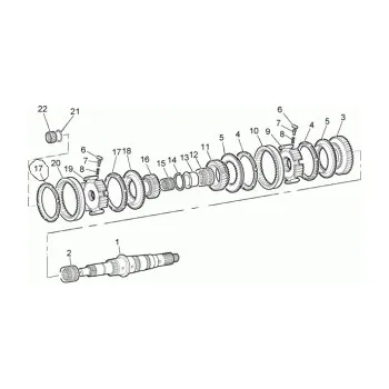 Převodovka Synchron převodovky Renault 13777