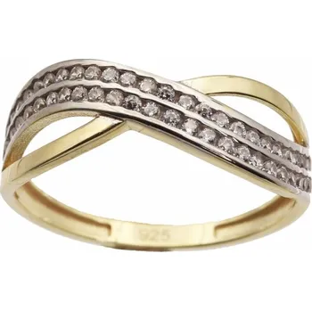 Prsten Zlatý prsten YYZ1206, vel. 55, 2.2 g