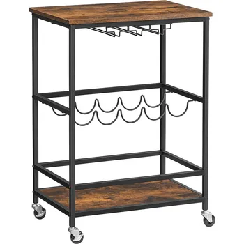 VASAGLE ULRC087B01 60 x 75 x 40 cm hnědý/černý