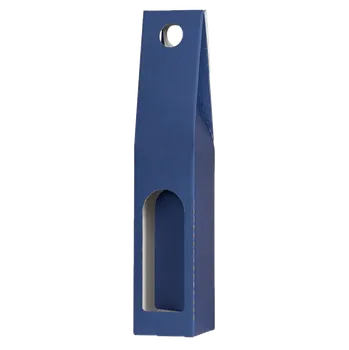 Dárková krabička Krabička papírová modrá na 1 láhev