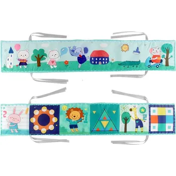 interaktivní kniha Látková kontrastní knížka TopQ zvířátka