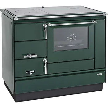 Sporák na tuhá paliva KVS Ekodivize a.s. KVS MORAVIA VSP 9100-V sporák na tuhá paliva 10kW, s výměníkem a troubou, pravý, antracit/chrom